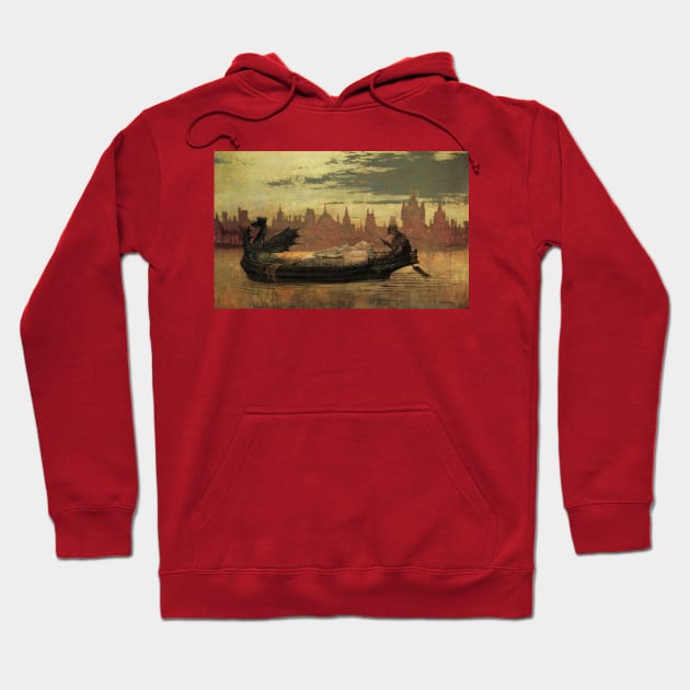 Elaine - John Atkinson Grimshaw Hoodie by forgottenbeauty